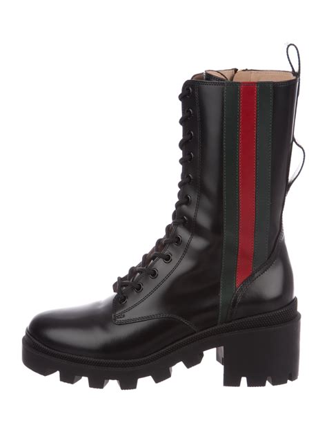 gucci trip combat boot|gucci combat boots outfit.